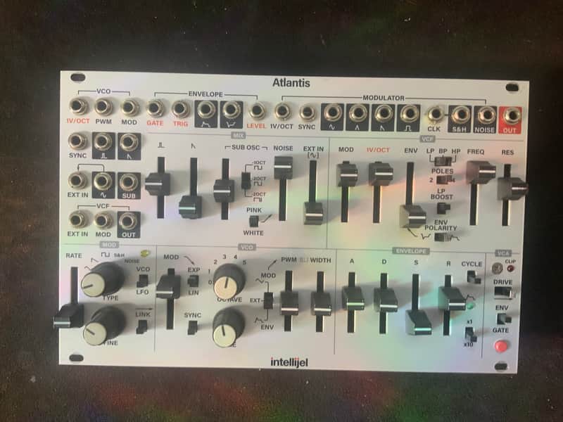 Intellijel Atlantis Dual Oscillator Synth Voice Eurorack Synth Module 2015 - Present - Silver image 1