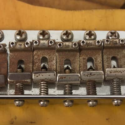 Fender Stratocaster Solid Body Electric Guitar (1971), ser. #308316, original black tolex hard shell case. image 23