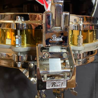 Steve Ferrone's Tom Petty and The Heartbreakers, Pearl - 3.5x14" Brass Free Floating Piccolo Snare Drum 1990's image 13