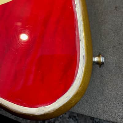 Hamer Miller High Life from 1986 in Red/Gold with original Hardcase image 5