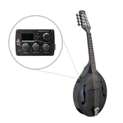 Refurbished KLOS Full Carbon Mandolin DAE - KLOS EQ image 2