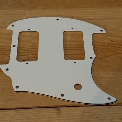 Vintage Pickguard for Fender HH Mustang - Aged White image 1