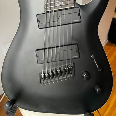 Schecter C-8 SLS Elite Evil Twin Multiscale 2021 - Present - Satin Black image 6