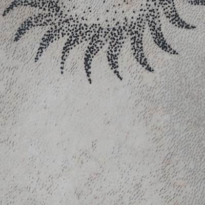 Handcrafted / custom 50cm Shamanic Frame Drum - Izabela Oldak 2020 - Natural / Deer hide image 4