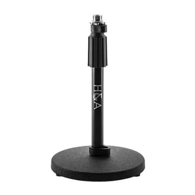 Shure Shure MV7 Dynamic Unidirectional Dual XLR/USB Podcasting Microphone, Black Bundle with H&A Telescoping Tabletop Microphone Stand, Microphone Cable, TAPH500 Pro Closed-Back Studio Headphones image 4