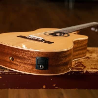 Ortega RCE138SN Performer Series Solid Spruce Top Mahogany Neck Cutaway Nylon 6-String Classical Acoustic-Electric Guitar w/Gig Bag image 16