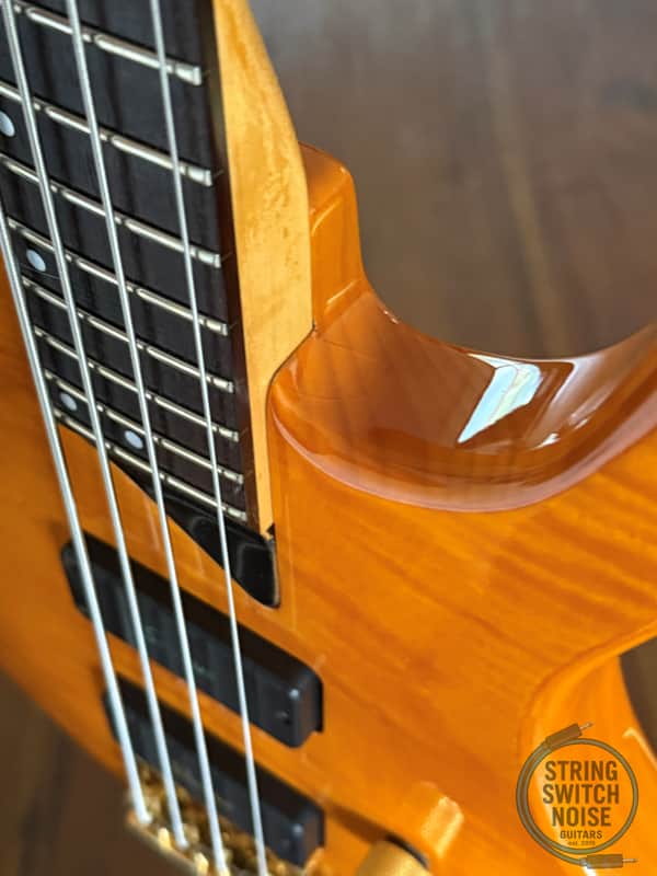 Washburn KW-1250 Bass, Kip Winger SIGNATURE MODEL, Flame Natural