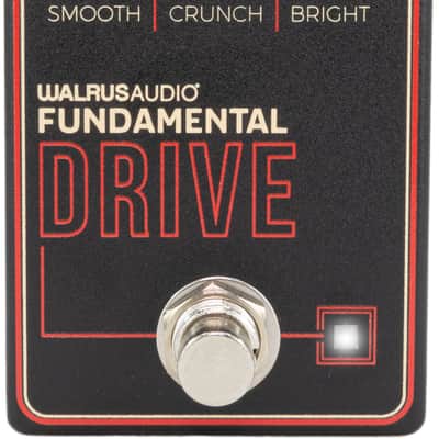 Walrus Audio Fundamental Drive - Black / Red image 1