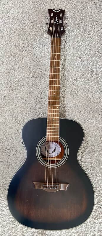 Dean St Augustine Folk Size Solid Top Acoustic Electric Guitar, Vintage Burst image 1