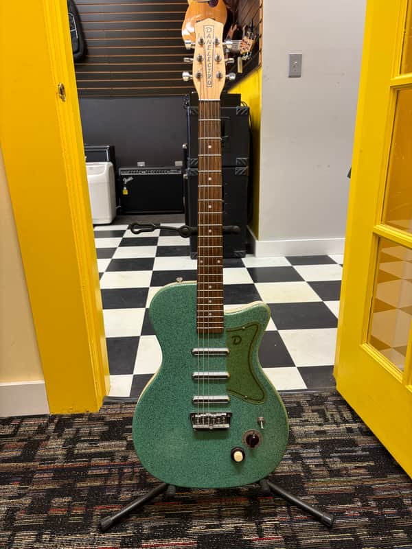 Danelectro 56-U3 1999-2003 Reissue - Aqua Sparkle image 1