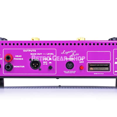 Legendary Audio  Gold Channel Microphone Preamp Channel Strip Purple image 3