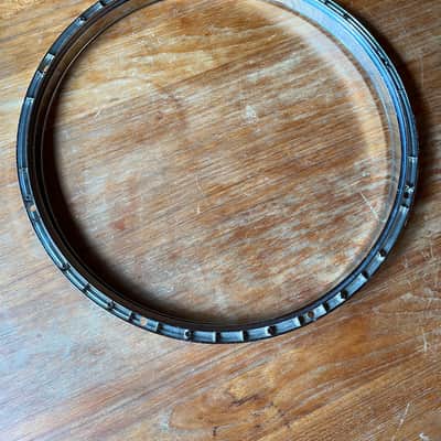 Ludwig No. 4160 16" Twin Channel Die-Cast 8-Lug Hoop 1980 - 1983 - Chrome image 2