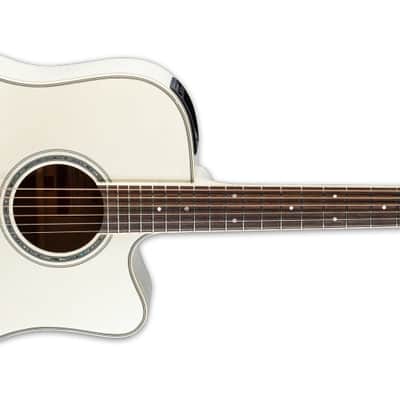 Takamine GD37CE - Gloss Pearl White (TAKGD37CEPW) image 2