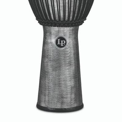 Latin Percussion LP World Beat FX 12-1/2 Inch Rope Tuned Djembe Grey (LP725G) image 2