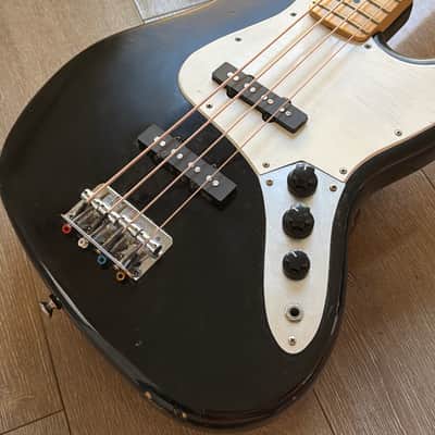 Squier Loaded Jazz bass body 2008 - Black light relic image 8