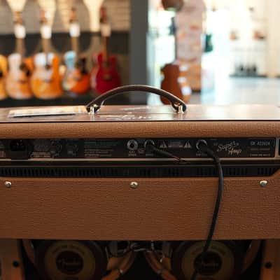 Fender '62 Super Amp Reissue 2-Channel 40-Watt 2x10" Guitar Combo 2025 - Present - Brown / Wheat image 6
