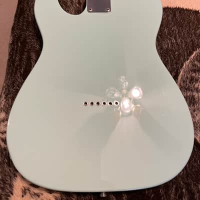 Squier Telecaster partscaster - Blue gloss image 7