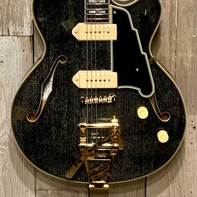 New D'Angelico Excel 59 Black Dog, Amazing Full Hollow-Body, Support Small Biz And Buy Here! image 2