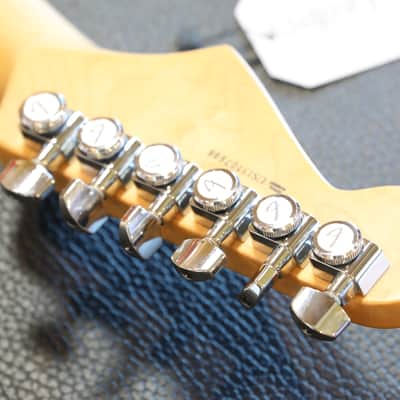 MINTY! 2014 Fender American Deluxe Stratocaster Plus Mystic 3-Color Sunburst w/ Personality Cards + COA OHSC image 19