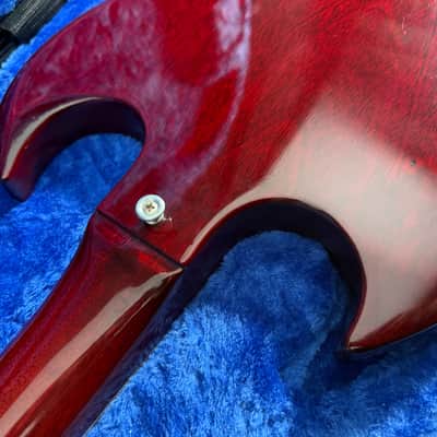 Vintage 1968 Gibson SG Standard "Large Guard" with Maestro Vibrola - Cherry w/OHSC image 16