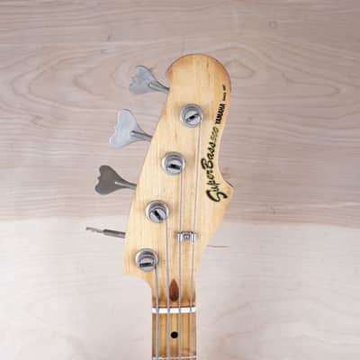 Yamaha Super Bass SB-500 1970s Black Converted to Fretless Made in Japan MIJ w/ Bag image 24