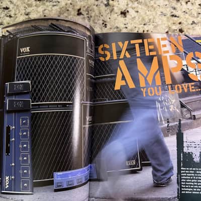 Vox Catalog 2006 AC15 AC 30 Custom Classic Wah Valvetronix Pedals image 7