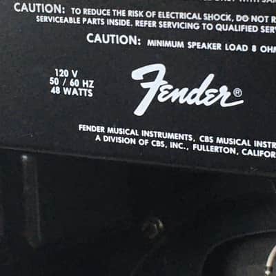 Fender Musical Instruments “Harvard” 1981 Black Tolex Combo Amp Rivera Designed Tone Machine Relic RARE image 15