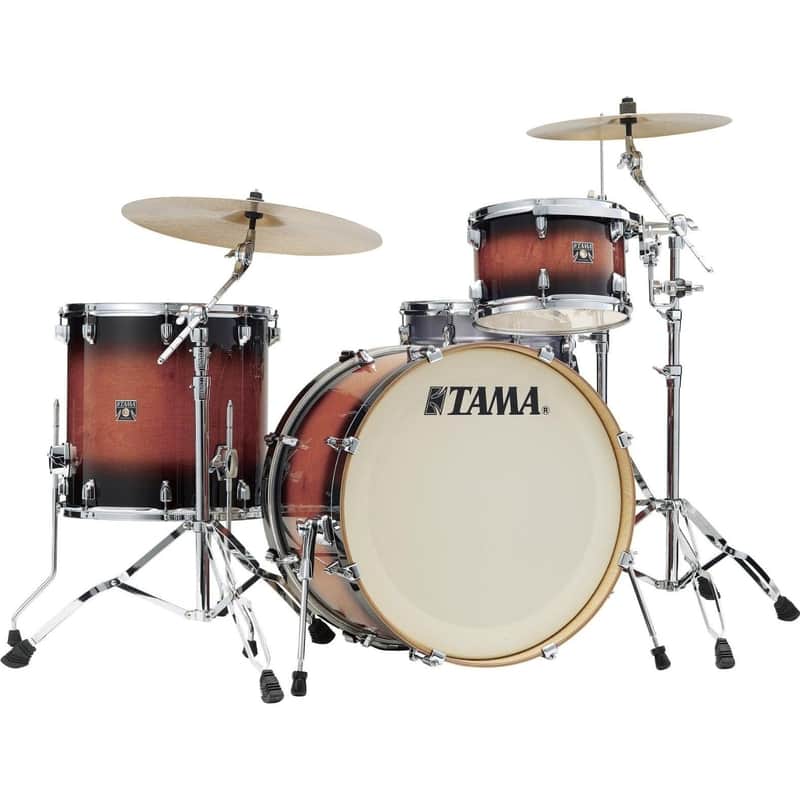 Tama Superstar Classic CL32RZS 3 Piece Drum Shell Pack Mahogany Burst image 1