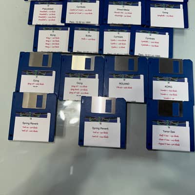 Resonant Dwarf Studios Ensoniq EPS16+ 1995 DSDD (19 discs)