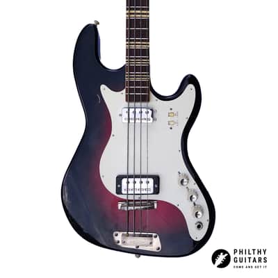 1966 Hofner 185 shortscale bass in Redburst Tocotronic (Vintage, Restored) image 3