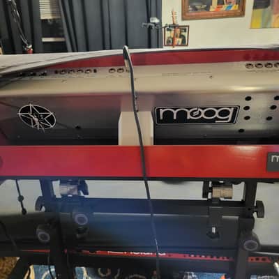 Moog Geddy Lee Minimoog Model D 44-Key Monophonic Synthesizer 2025 - Present - Red / Black image 2