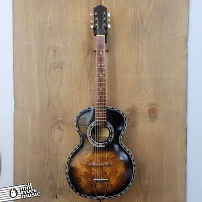 Maruha Vintage Parlor Guitar Crafted in Japan c. 1960s No. 612