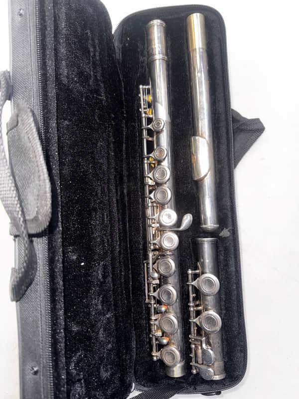 Yamaha YFL-222 Standard Flute 2010s - Silver-Plated image 1