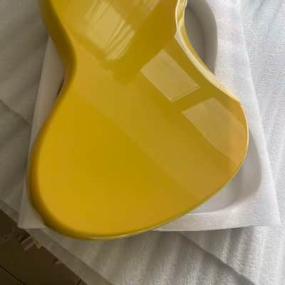 yellow gloss alder wood Electric guitar body jazzmaster body image 6