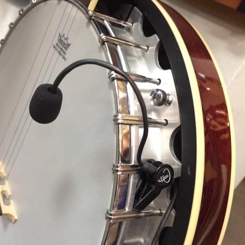 "THE FEATHER" 5-STRING ZITHER BANJO PICKUP with FLEXIBLE MICRO-GOOSE NECK by Myers Pickups image 1