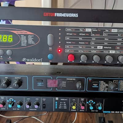 Waldorf Pulse+ Rackmount Synthesizer MIDI Made in Germany 1997 Pulse Plus