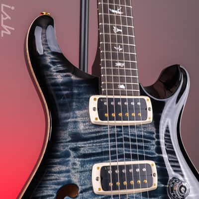 PRS 40th Anniversary Custom 24-08 Semi-Hollow Faded Whale Blue Smokeburst image 4