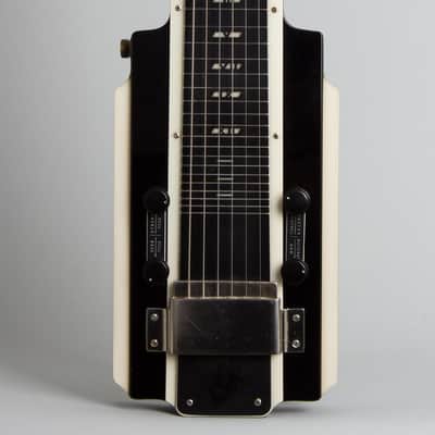 National Electric Hawaiian Lap Steel Electric Guitar (1938), ser. #B1295, original tan hard shell case. image 3