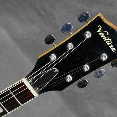 1970's Ventura Hollow Body 335 Guitar, MIJ, Japan, USA Seymour Duncan Pickups image 5