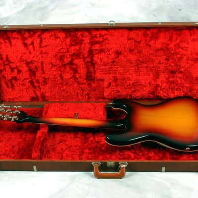 Mosrite Joe Maphis 1959 sunburst; rare set-neck, side-jack, bound body, very early model image 6