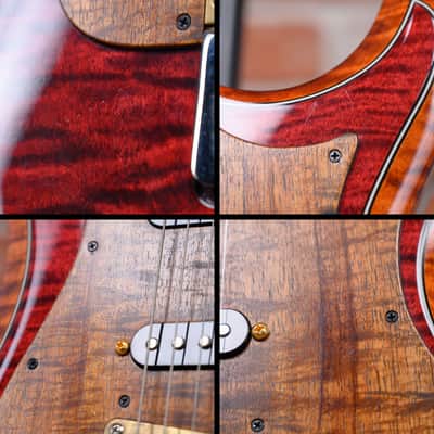 Knaggs Larry Mitchell Signature Severn Limited Edition #46 T1 Flame Maple Top/Neck Burgundy/Copper 2022 w/OHSC image 12