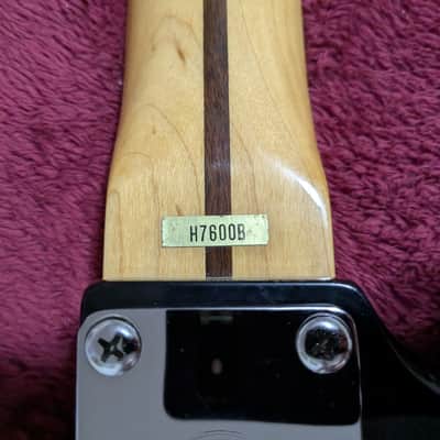Hondo H-7600B Strat Copy 1984 - Black - Made in Korea image 4