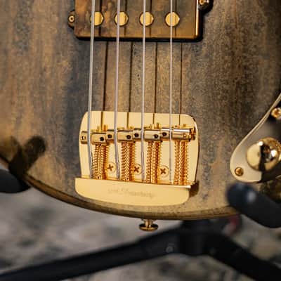 Ernie Ball Music Man Limited Edition - 1 of 300 - 50th Anniversary StingRay Bass - Molten Gold with Hardshell Case image 8