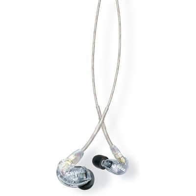 Shure SE215 Professional Sound Isolating In-Ear Monitors- Clear image 2