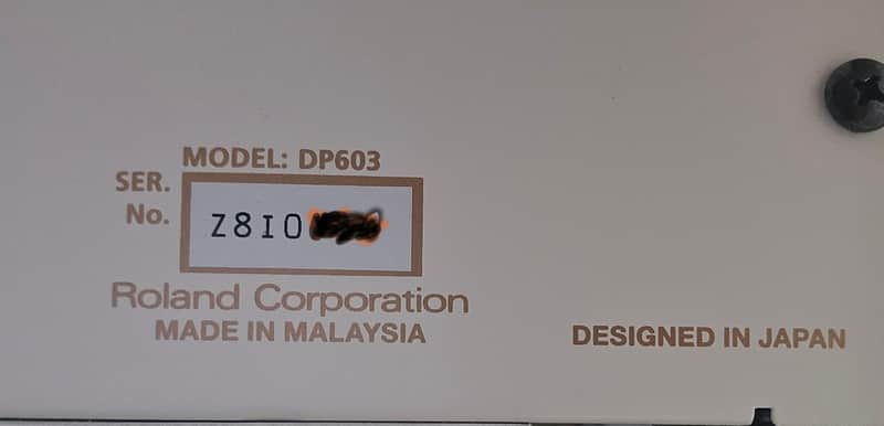 Roland DP603 88-Key Digital Upright Piano with PB-500 Bench - Polished White image 1