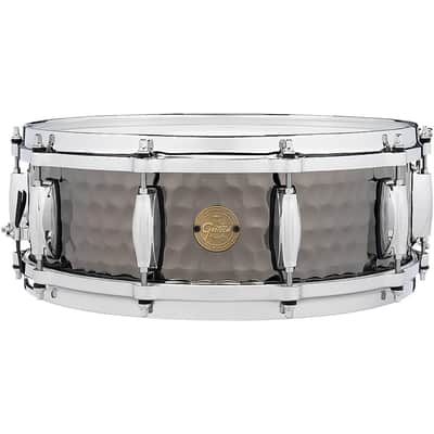 Gretsch S1-0514-BSH Full Range Series Hammered Steel 5x14" Snare Drum