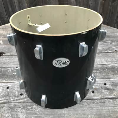Rogers 16x16 R-380 Floor Tom (MIJ) 80’s - Black gloss wrap image 7