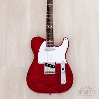 2024 Fender Hybrid II Telecaster FSR Quilt Top Red Beryl, Near-Mint w/ Tags, Japan MIJ image 2