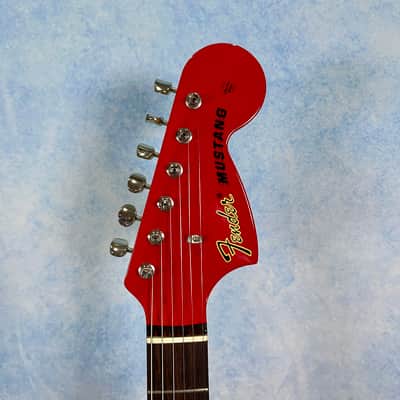 2011 Fender Mustang ‘69 Vintage Reissue MG69/MH Dakota Red + Headstock, Japan MIJ image 3