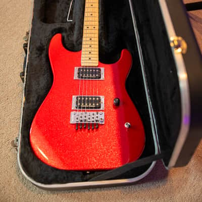 DC Custom Guitars SS/RR "Jack Butler" 2023 - Red metal flake sparkle image 13